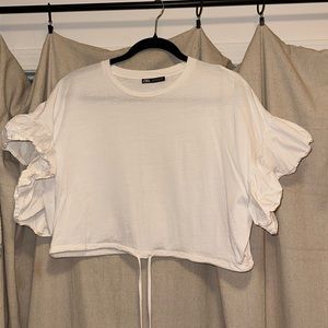 Zara Tie Waist Top